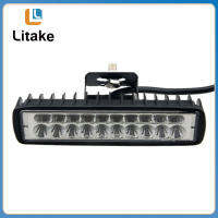 18led ไฟรถจักรยานยนต์18W สีเหลืองสีขาวคู่สีแถบแสงโคมไฟตรวจสอบชิ้นส่วนสากล【IN stock】