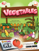 Kid Plus Flash cards Vegetables สื่อเสริมทักษะ แฟลชการ์ดหมวดผัก