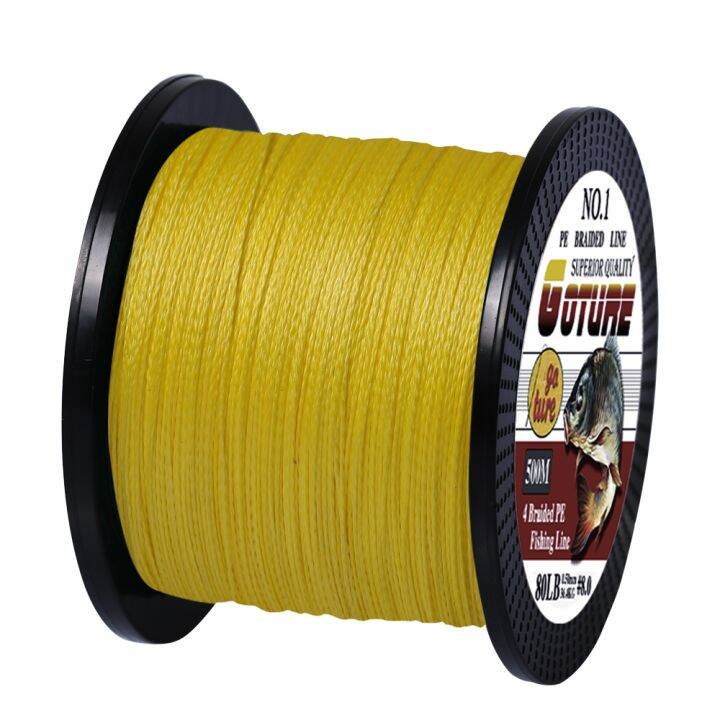 goture-500m-547yards-pe-braided-fishing-line-multifilament-4-strands-cord-for-carp-fishing-8-10-20-30-40-60-80-lb