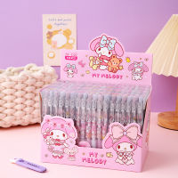 12ชิ้นกล่อง Sanrio My Melody Neutral ปากกาอะนิเมะ Kawaii น่ารักเด็กนักเรียนเขียนปากกาของขวัญ Study Homework ชุดเครื่องเขียนของเล่น