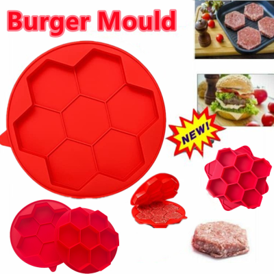 Innovative Silicone Cook Press Hexagonal Meat Pie Mold Honeycomb