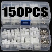 150Pcs JST-XH 2.54mm Wire Male/Female Dupont Connectors Set White Cable Jumper Pin Header Housing Terminal Kit 2/3/4/5Pin