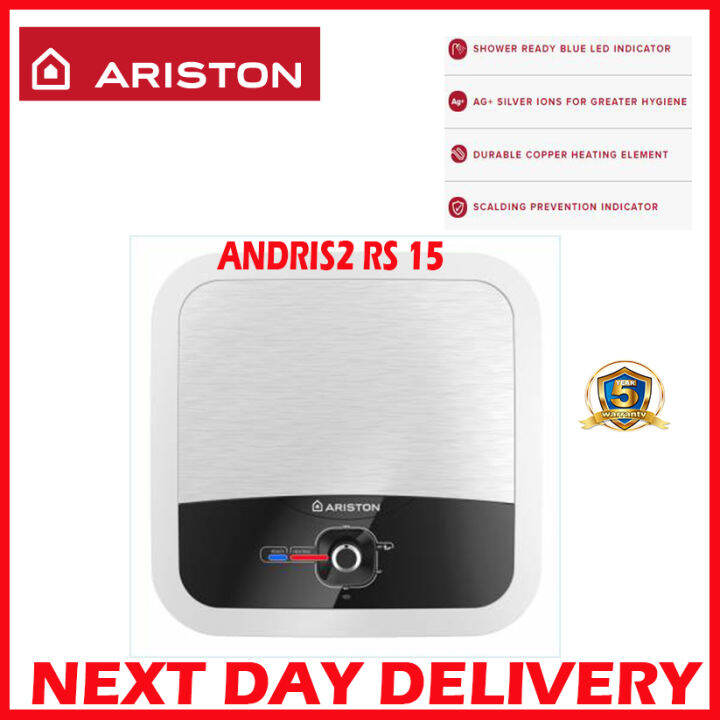 ARISTON water heater ANDRIS2 RS 15 Storage Water Heater | Singapore  Warranty | Express Free Delivery | Lazada Singapore