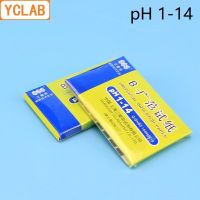 YCLAB 80PCS Universal Indicator Paper pH 1-14 Acidic Alkalinity Test Paper Laboratory Chemistry Equipment Inspection Tools