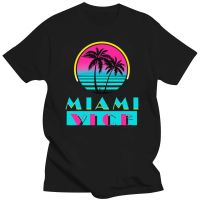 Miami Vice Tv Series Tv Show Beach Logo MenS Black T-Shirt Size S - 3Xl Fashion Classic Style Tee Shirt