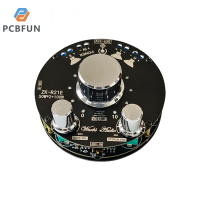 pcbfun ZK-R21E BT 5.1บอร์ดเครื่องขยายเสียงลำโพงย่านความถี่ต่ำสเตอริโอช่อง2.1ช่องไร้สายขนาดเล็ก AUX 50Wx2โมดูลแอมป์ + DC9-24V 100W สำหรับร้านค้าขอบ้านเธียเตอร์ลำโพง DIY สี่เหลี่ยม