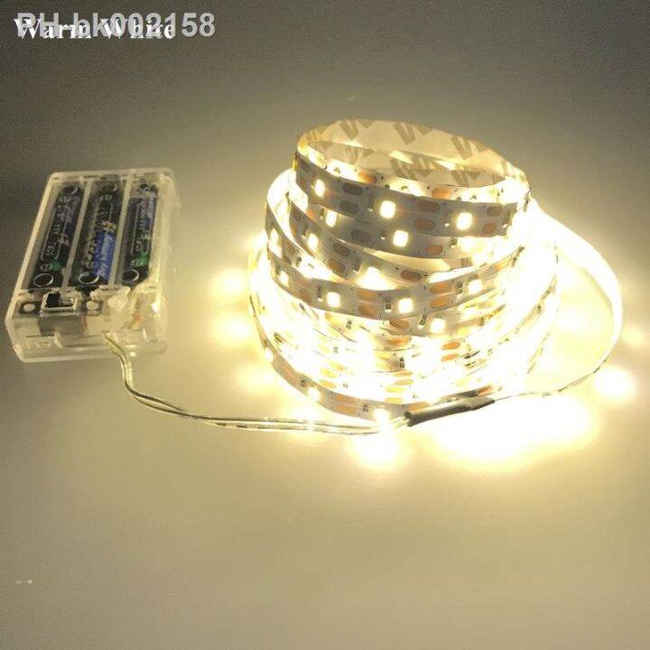 5v-led-strip-light-2835-5050-smd-usb-battery-powered-flexible-led-tape-cold-white-warm-white-ribbon-light-for-home-decoration