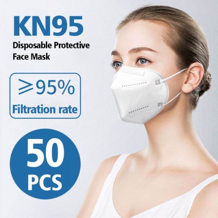 Masker KN95 PM2.5 Earloop 95 setara n95 4 ply KN95 dan KF94 filter isi 50 Pcs Lazada Indonesia