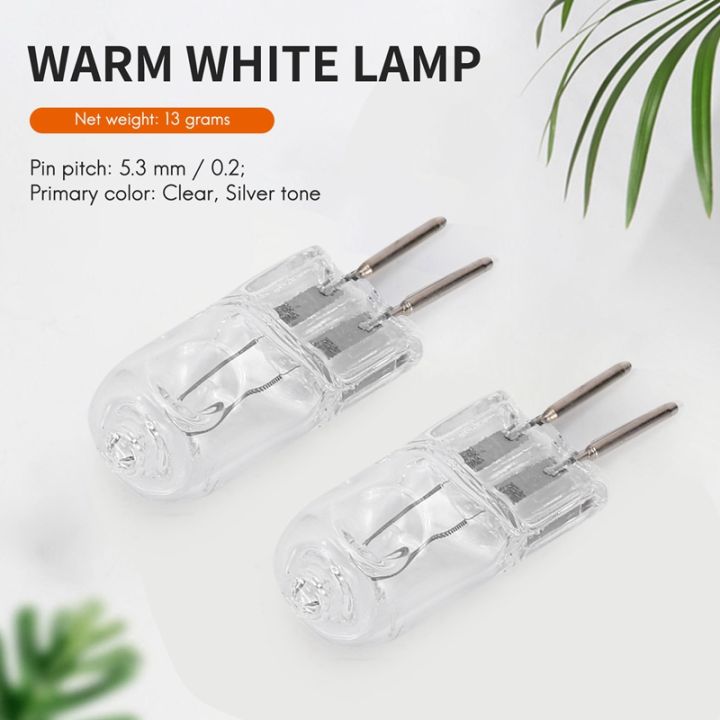 4-220v-35w-g5-3-pin-power-supply-dual-halogen-bulb-warm-white