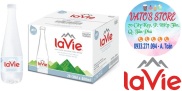 Thùng 20 chai nước khoáng thiên nhiên LAVIE Premium 400ml Lốc 6 chai LA