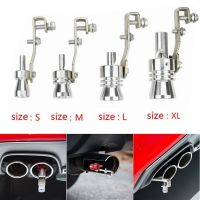 hot ✚✜✉ Simulator Exhaust Fake Whistle Pipe Sound Muffler Blow Car Styling Tunning S/M/L/XL TurbMuffler ！ 1