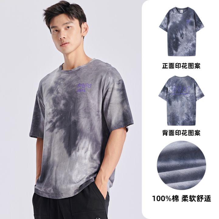 2023-high-quality-new-style-joma-bi-taojun-joint-mens-and-womens-spring-and-summer-sports-short-sleeved-loose-tie-dye-graffiti-couple-t-shirt-for-students