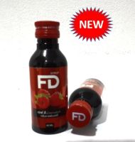 ฝาแดง FD Rasberry น้ำหวานเข้มข้นปริมาณ 60 ml.