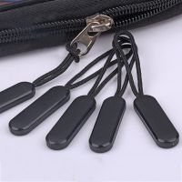 5pcs/lot Zipper Pull Rope End Fit Zippers Puller Zip Head Replacement Clip Buckle Fixer Suitcase Backpack Clothing Home Textiles Door Hardware Locks F