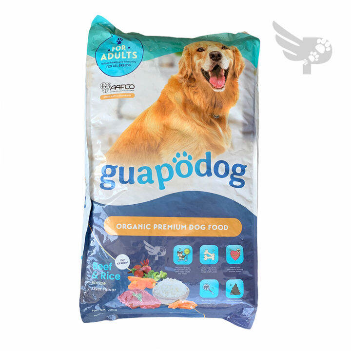 GuapoDog 22kg Beef & Rice Recipe Liver Flavor For All Breeds