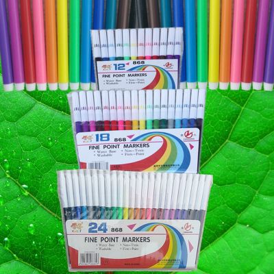 hot！【DT】 12-24 Color Set Colors Children Watercolor Safe Non-toxic Graffiti School Stationery Supplies