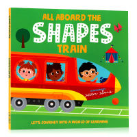 Oxford boutique picture book all about the shapes train childrens English early education enlightenment picture book shape cognition picture book parent-child reading paperback
