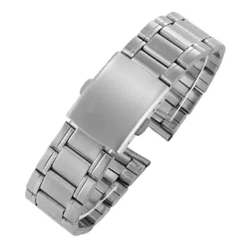 12 14mm 16mm 18mm 20mm 22mm 24mm Stainless Steel Links Watch Bands Strap  Wristwatch Clasp Bracelet