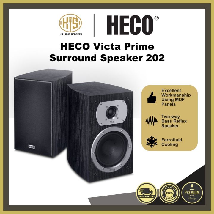 並行輸入品-　Prime　HECO　Shelf　Speaker　Victa　Bassreflex