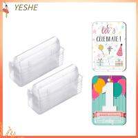 YESHE 12PCS พลาสติกทำจากพลาสติก ที่ใส่บัตรและเงิน พร้อมเทปกาวสองหน้า ที่วางทำเอง ถุงลิปบาล์ม กันน้ำกันน้ำได้ การ์ดเล็กๆ ที่ใส่เงินลิปสติก ลิปบาล์ม