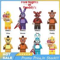 FNAF ซีรีส์ที่เข้ากันได้กับ Fazbear/bonni/chica/foxi/freddy Minifigures สำหรับ Kids Toys