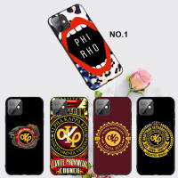 Casing หรับ iPhone 14 13 11 Pro Max 11 Mini 8+ 8 Plus ABLU4 Alpha Kappa Rho Pattern Phone เคสโทรศัพท์ อ่อนนุ่ม TPU Shockproof Black ปก