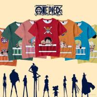 YT ONE PIECE T-shirt Mens Shirt Croptop Tee Short Sleeve Tops Luffy Zoro Chopper Casual Clothes Cosplay Halloween TY