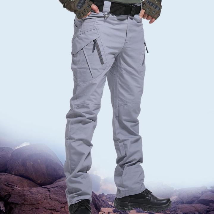 ผู้ชายกางเกงทหารยุทธวิธี-multi-pocket-elastic-กางเกงลำลองชายฤดูใบไม้ร่วงฤดูใบไม้ผลิเข้ารูปพอดี-cargo-กางเกงสำหรับชาย3xl-tcp0001