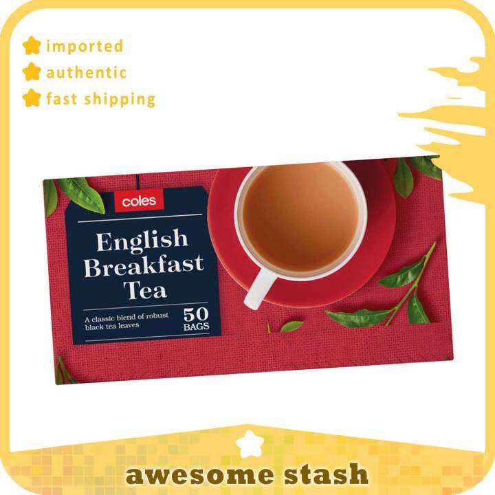 Coles English Breakfast Tea Bags / 50s / New Zealand Lazada PH