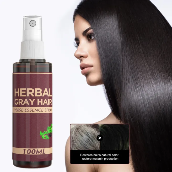 Polygonum Multiflorum Herbal Essence Spray Black Hair Growth Prevent