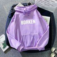 Bonnie(พร้อมส่งใหม่HG003)แจ็คเก็ตเสื้อกันหนาวผู้หญิงหนาหลวมเกาหลีเสื้อโค้ทฮู้ดด้านหลังหลวม