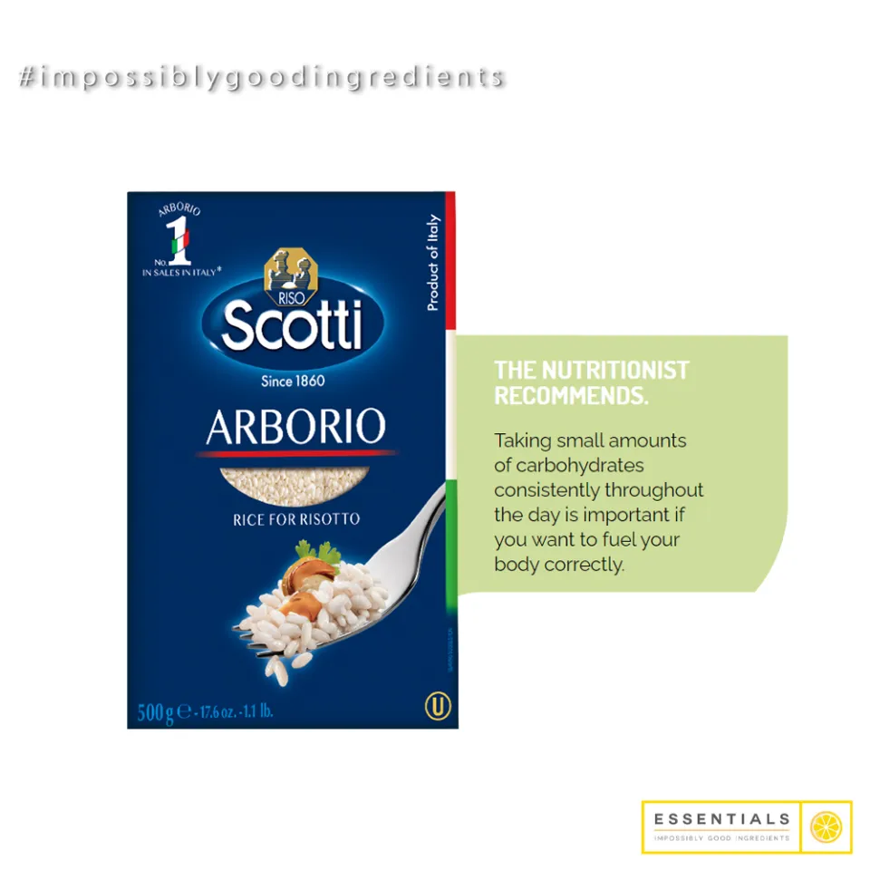 Arborio Rice for Risotto by Riso Scotti, 1.1 lb (500 g)