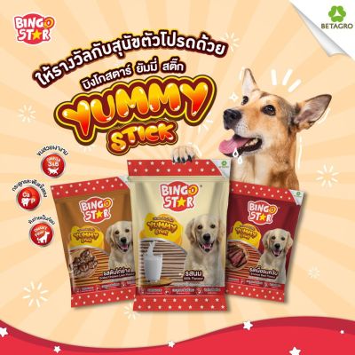 🐶🌸42Pets🌸🐱 Bingo star Yummy Stick 500 g / บิงโกสตาร์ ยัมมี่ สติ๊ก ขนมสุนัข ชนิดแท่ง 3รสชาติ 500 กรัม