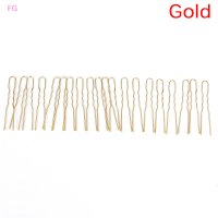 ?【Lowest price】FG 20pcs hair waved U-shaped bobby PIN barrette Salon Grip คลิปผม