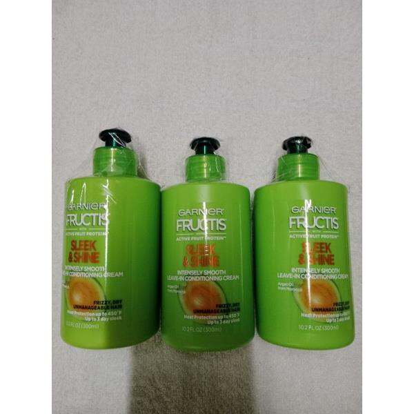 Garnier Fructis Sleek and Shine Leave in Conditioning Cream 300ML