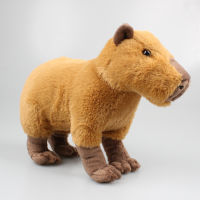 ☃ จำลอง Capybara ตุ๊กตาการ์ตูนตุ๊กตาตุ๊กตาสัตว์ของเล่นน่ารักตุ๊กตาบ้านห้องนอนแสดงเด็กของขวัญวันเกิด