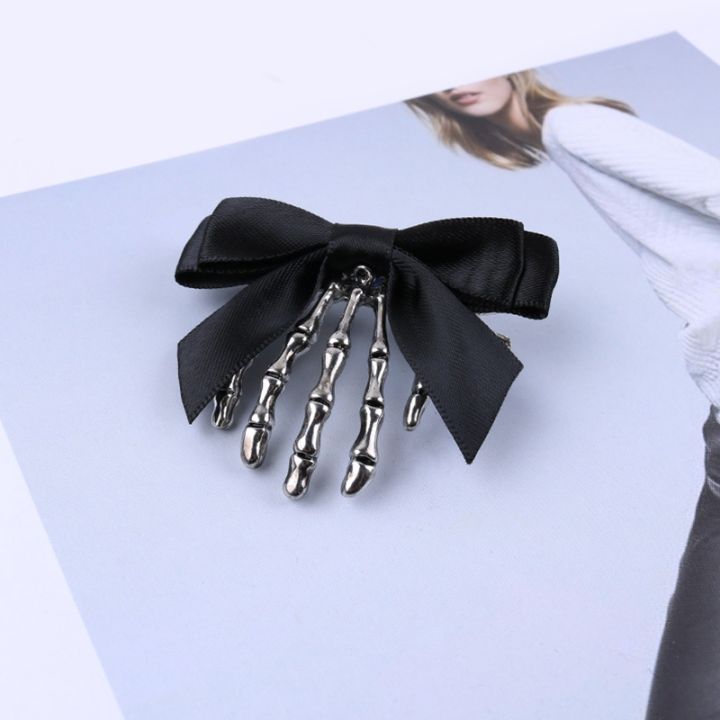 cw-clip-bow-hand-hairpin-punk-gothic-hair-hairclips-accessories