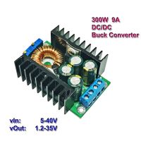 300W 9A DC-DC Buck Converter CC CV Step-Down Power Supply Module Adjustable 5-40V To 1.2-35V Voltage Regulators Electrical Circuitry  Parts