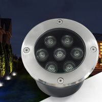 【DT】Ao ar livre impermeável conduziu a lâmpada subterrânea villa jardim caminho gramado embutido recesso enterrado lâmpada 3w 5 7 9 12w luzes led