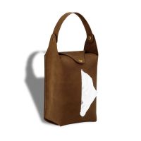 BHShop Vintage matte matte hand hanging car tissue bag desktop desktop dual-use tissue box