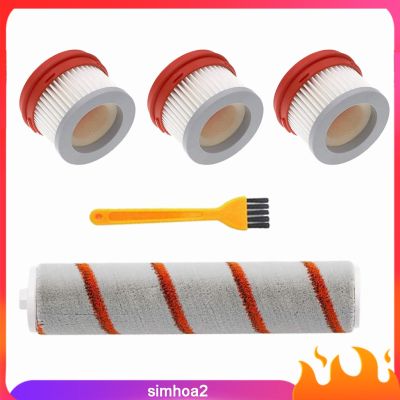 [SIMHOA2] Roller Brush 3x Filter Kit fit Dreame V9 Vacuum Cleaner Washable Easy to use
