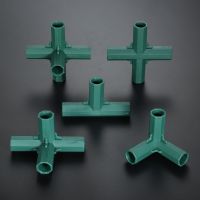 ﹍☞✜ 2Pcs 16mm Plastic PVC Pipe Fitting Stable Support Heavy Duty Flower Stand Greenhouse Frame Building Connector Garden Tool 5 Type