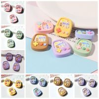 JINGUITANG 10Pcs เกมคอนโซลเกม คอนโซลเกมเรซิ่นอุปกรณ์ DIY Cabochon เรซิน อุปกรณ์เสริมเกมคอนโซลแบบแบน รุ่นคอนโซลเกม การจำลองแบบจำลอง อุปกรณ์เสริมหมวก