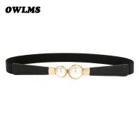 【CW】 New Elastic waistbands Stretch thin Waistband Ladies Waist Belts for Fashion Cummerbunds wedding dress belt lady