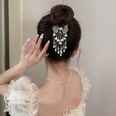 Vintage Brooch Hair Comb Luxe Beaded Hair Chain Chic Flower Hair Comb Glamorous Crystal Headband Ornate Gem Hairpin