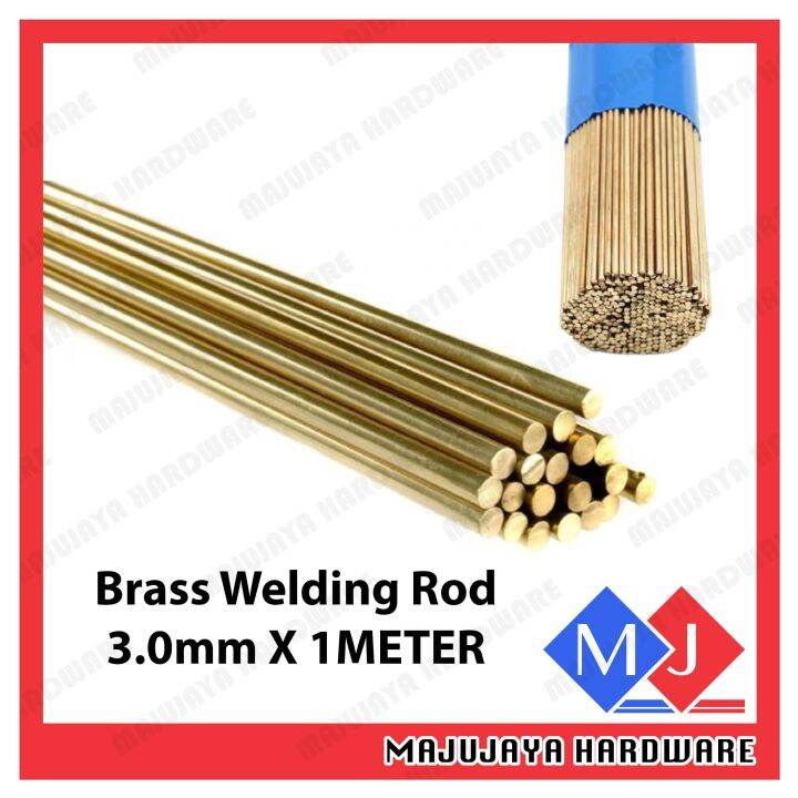 (1pc*) 3.0mm X 100cm Brass Rod Copper Rod 1pc Brass Welding Rod 铜支 