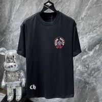 High Quality Chrome Heart Mens CH Short Sleeve T-Shirt Mens Loose Clothes