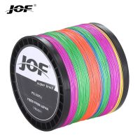 JOF 1000เมตร500เมตร300เมตร8เส้น Senar Pancing Pe ถักผสมแถวสี20-88LB เรียบทนทานสายเบ็ดตกปลาทะเลน้ำแข็งปลาคาร์พ Fishi