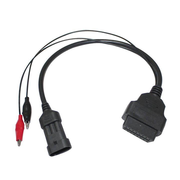 ผู้ขายที่ดีที่สุด3ขา16ขา-obd2อะแดปเตอร์เชื่อมต่อวินิจฉัยสายเคเบิ้ลสำหรับ-fiat-alfa-lancia