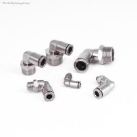 ♕♗ Pneumatic Connectors 1/8 quot; 1/4 quot; 3/8 quot;1/2 quot; BSPT Male Elbow Nickel Plated Brass Push In Quick Connector Release Air Fitting Plumbing